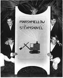 The Marshmellow Steamshovel  Nice sign and check out the spelling!   My dad actually suggested the name after seeing Steve Allen do a routine on his TV show where he combined various words to make ridiculous band names.  Clockwise from top�.Bill Brownell (keys), yours truly with tragic moustache, Dave Brownell (drums), Paul Glass (bass) and Eddie Bevis (vocals).