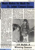 February 16, 1970 Sweet Rooster plays at my high school.  That�s Donnie Van-Zant singing and this was our first band together.  It also included Ken Lyons who was also 38 Special�s original bass player.  Checkout the article and miss prints like Joe Beck instead of Jeff Beck.  Also note that Ricky Powell, who it mentions came up to sing, is Billy Powell�s (Lynyrd Skynyrd keyboardist) brother.  If all of this isn�t funny enough, checkout yours truly.  I had just gone to see Jimi Hendrix in concert and that is exactly what he wore.  I have no idea where I got that stuff but I do remember that the scarf on my leg and the shirt were purple satin.  Just to make sure I was as true to form as Mr. Hendrix, I rented another full stack Marshall as if one wasn�t enough.  Loud?  Oh yea!!!  What an idiot.