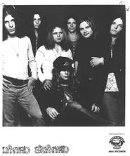 A very early promo picture of Lynyrd Skynyrd  with drummer Bob  Burns far left and Ed King second from right.